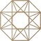 Ekena Millwork Guardian Wood Fretwork Pierced Ceiling Medallion, Hickory, 24"OD x 9 3/8"ID x 3/8"T CMWP24X24X0375GDHI - alternate 4